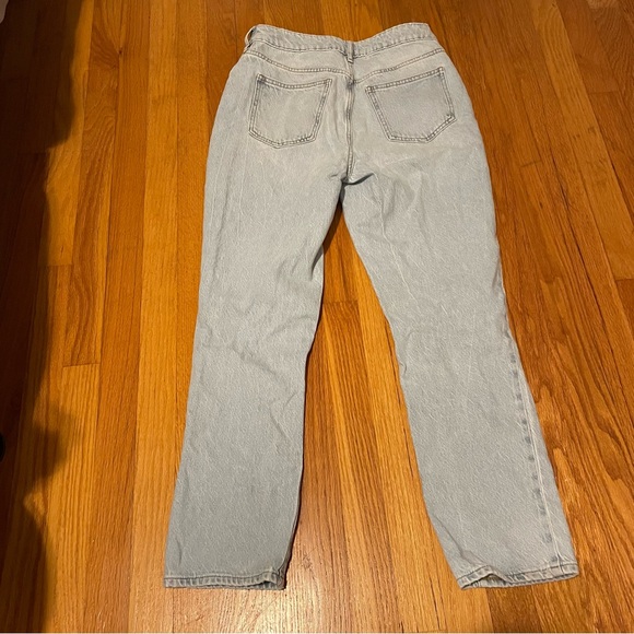 Pacsun Ripped Distressed Mom Jeans Blue Size 28 - Picture 3 of 5